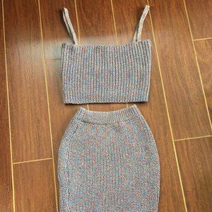Lavender (Multicolour) Knit Set